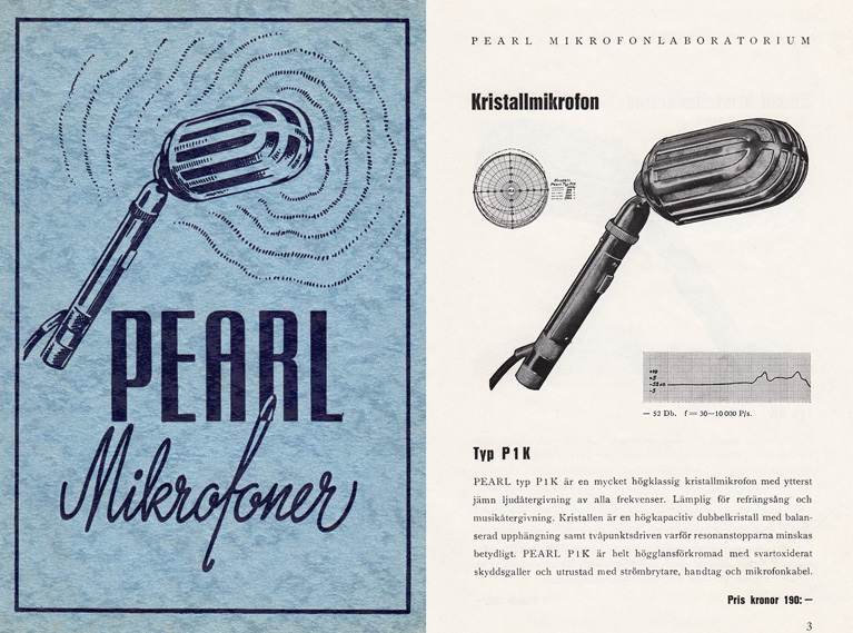 Pearl Brochure 1940s